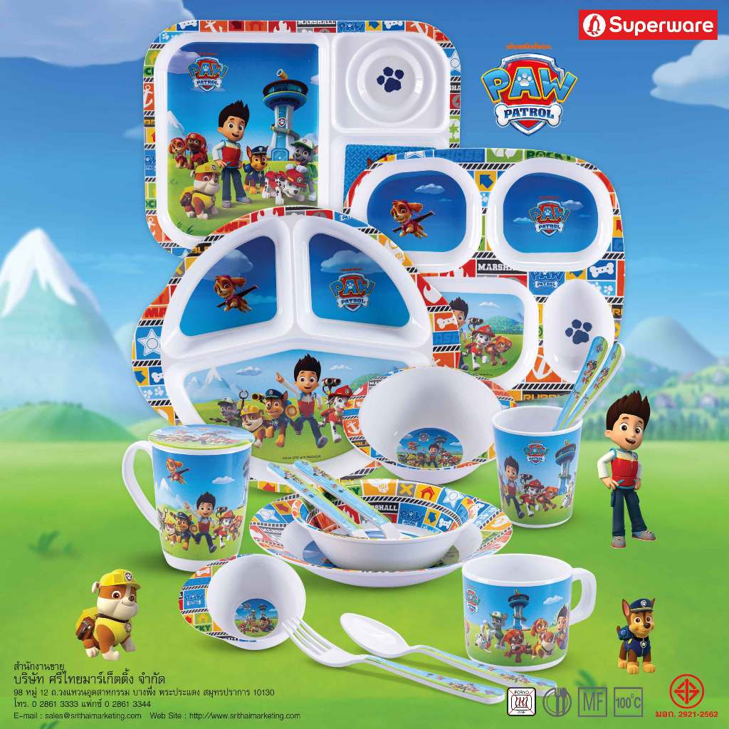 Srithai Melamine เมลามีน PAW PATROL