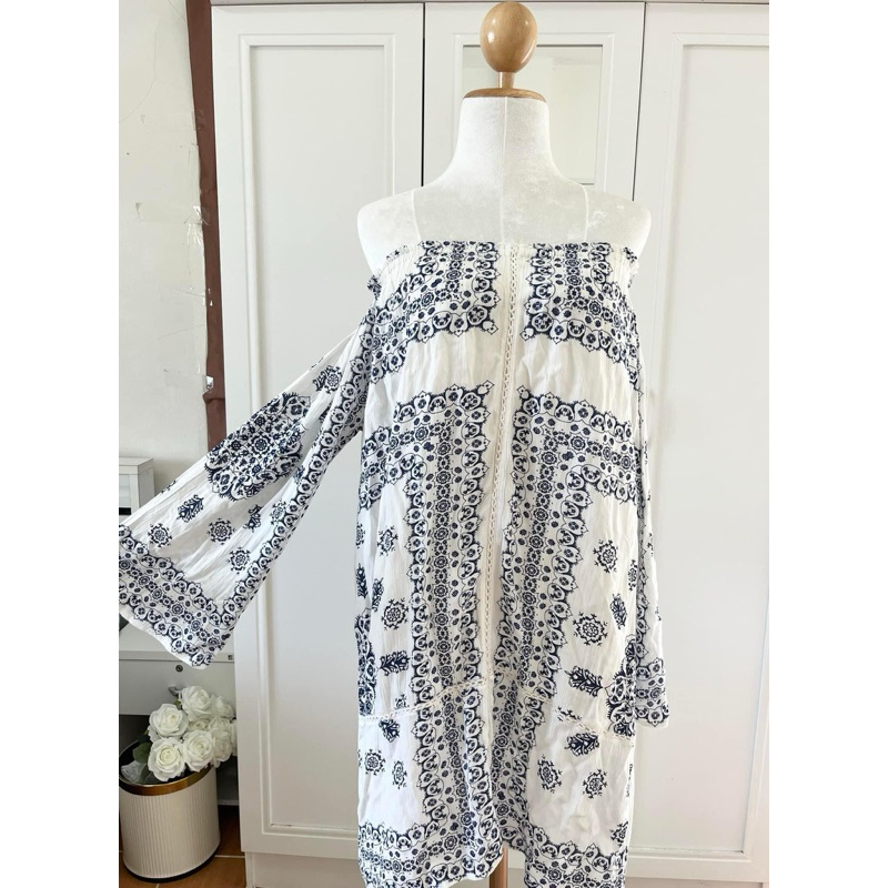 ZARA dress sholder off ใส่ได้ตั้งแต่ size M-L