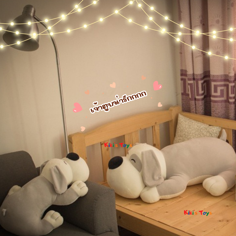 พร้อมส่ง ตุ๊กตาหมา ตุ๊กตาสุนัข ขนนุ่ม มีหลายขนาด รูปที่ 4