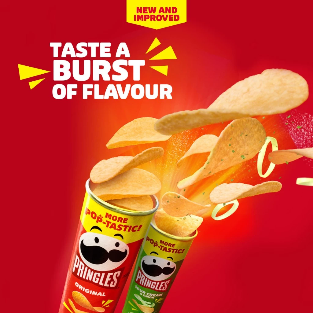 Pringles พริงเกิลส์ ซาวครีมและหัวหอม 42ก. แพ็ค 6 thumbnail 7