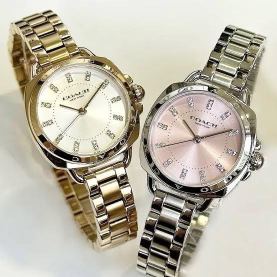 OUTLET WATCH นาฬิกา Coach OWC90 นาฬิกาข้อมือผู้หญิง นาฬิกาผู้ชาย แบรนด์เนม Brandname Coach Watch รุ่น 14504152 14504156