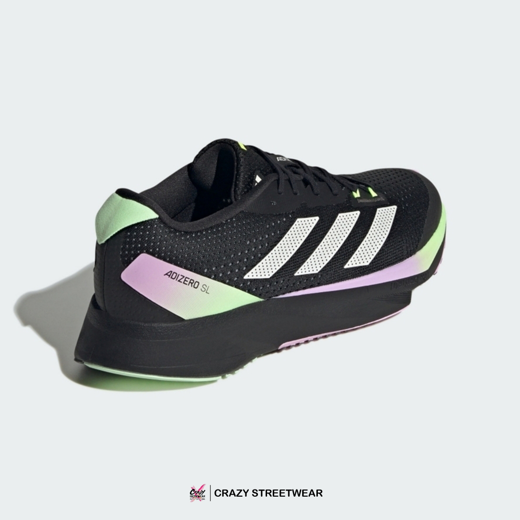Adidas Adizero SL 'Black Green Spark' ของแท้ 100% ( IG3334 ) สินค้าลิขสิทธิ์แท้ Adidas รองเท้าผู้ชาย รองเท้าวิ่ง อดิดาส