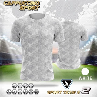 เสื้อกีฬา cappuccino Sport team #2 - Sport team #3 เสื้อกีฬา ผ้าโพลีเอสเตอร์ น้ำหนักเบา สวมใส่สบาย ระบายอากาศได้ดี