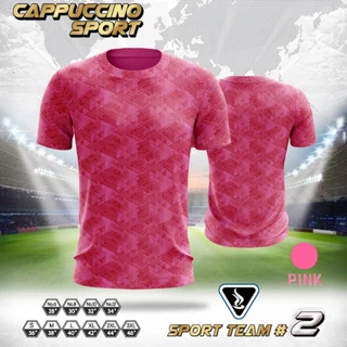 เสื้อกีฬา cappuccino Sport team #2 - Sport team #3 เสื้อกีฬา ผ้าโพลีเอสเตอร์ น้ำหนักเบา สวมใส่สบาย ระบายอากาศได้ดี