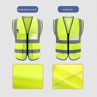 HEXMA เสื้อกั๊กสะท้อนแสงเพื่อความปลอดภัย เสื้อกั๊กจราจร เสื้อกั๊กทำงาน