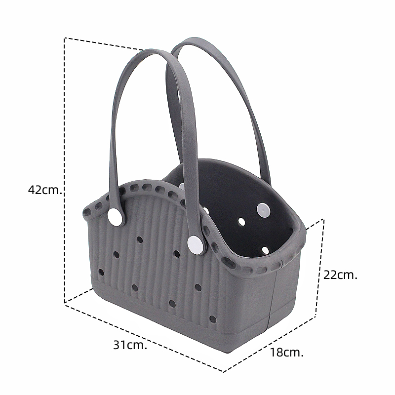 Falisar กระเป๋าถือแฟชั่น EVA ขนาด 31x22 ฟรีการ์ตูนลายน่ารัก เหมาะสำหรับผู้หญิง รุ่น C-1