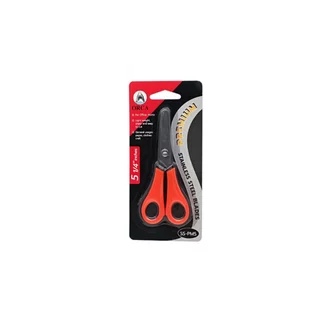 กรรไกร กรรไกรสแตนเลส ด้ามจับพลาสติก สีส้ม (1 อัน) ORCA