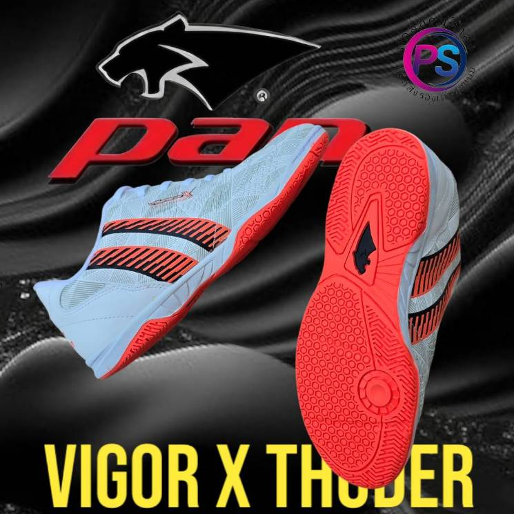 PAN รองเท้าฟุตซอล ยี่ห้อ แพน รุ่น VIGOR X THUNDERELVALOY กีฬา กิจกรรมกลางแจ้ง