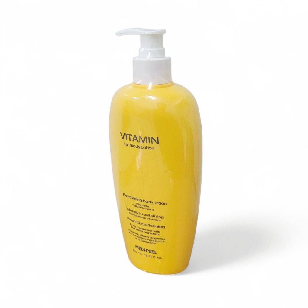 (ของแท้/พร้อมส่ง) MEDIPEEL Vitamin Rx. Body Lotion 400ml โลชั่นลดสิวอักเสบ เปลือกส้ม ลดรอยสิว
