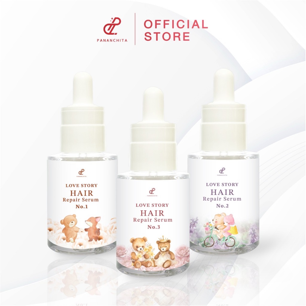 เลิฟ สตอรี่ แฮร์ รีแพร์ เซรั่มบำรุงผม หัวน้ำหอมฝรั่งเศส สารสกัดสุดพรีเมียม บำรุงผมมีน้ำหนัก เงางาม