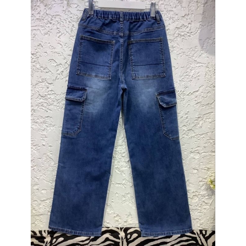กางเกงยีนส์ผ้ายืดspn size s-xl