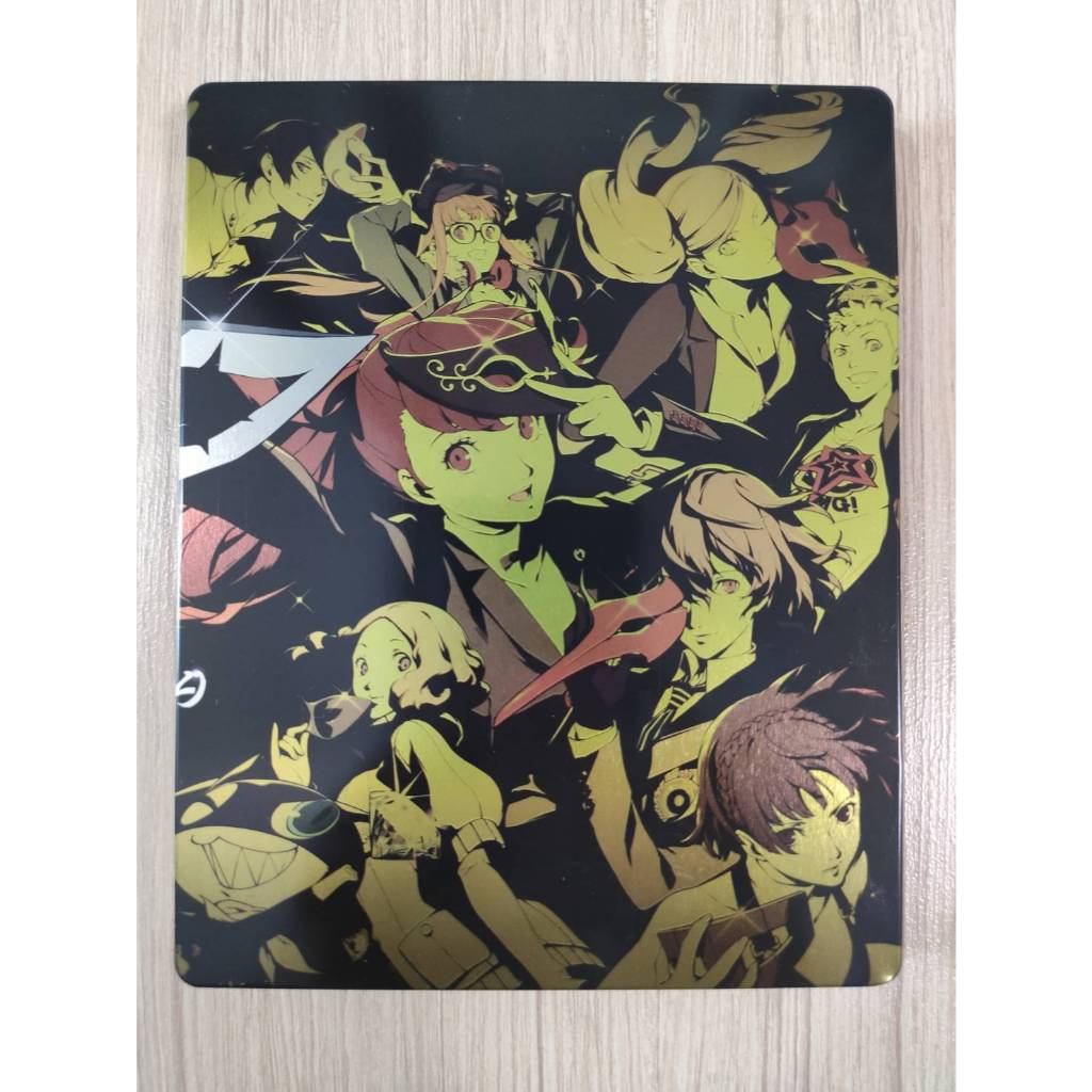 กล่องเหล็ก Persona 5 Royal P5R steelbook ไม่มีเกม ด้านหลังกล่องมีรอยตามรูป