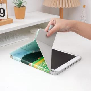 LAONGMOON เคสไอแพดแกน Y ฝาพับ พิมพ์ลายVacation Collection ipad case วิวธรรมชาติ เคส iPad ใส่ปากกาได้
