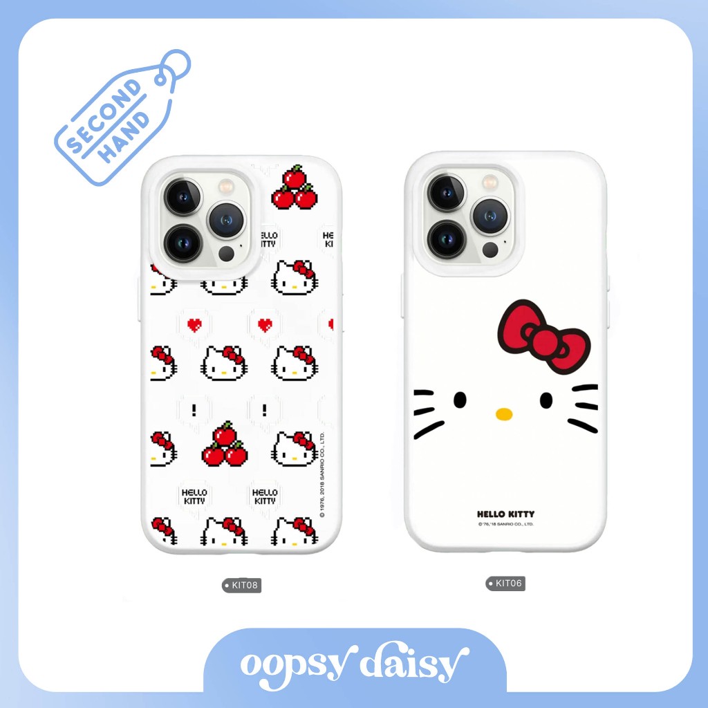 [มือสอง/ของแท้] เคสไอโฟน13Pro Rhinoshield แท้จากไต้หวัน Solidsuit Iphone 13 Pro case Hello Kitty cus
