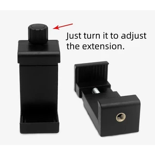 Holder Clip Ulanzi โทรศัพท์ ขาตั้งกล้องอะแดปเตอร์ ขายึดมาร์ทโฟนสำหรับมือถือ (จับมือถือ เกลียวหมุน)