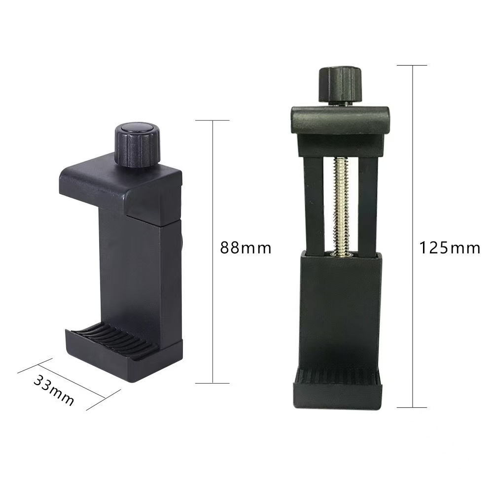 Holder Clip Ulanzi โทรศัพท์ ขาตั้งกล้องอะแดปเตอร์ ขายึดมาร์ทโฟนสำหรับมือถือ (จับมือถือ เกลียวหมุน) - รูปที่ 7