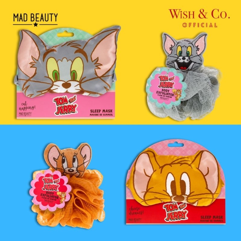 Mad Beauty Warner Bros Tom & Jerry Sleep Mask ผ้าปิดตานอนทอมแอนด์เจอรี่ (ทอม)