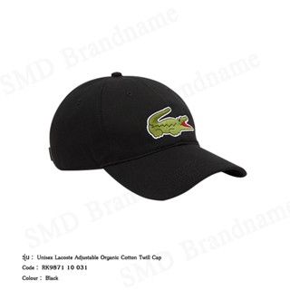Lacoste หมวกแก็ป รุ่น Unisex Lacoste Adjustable Organic Cott…