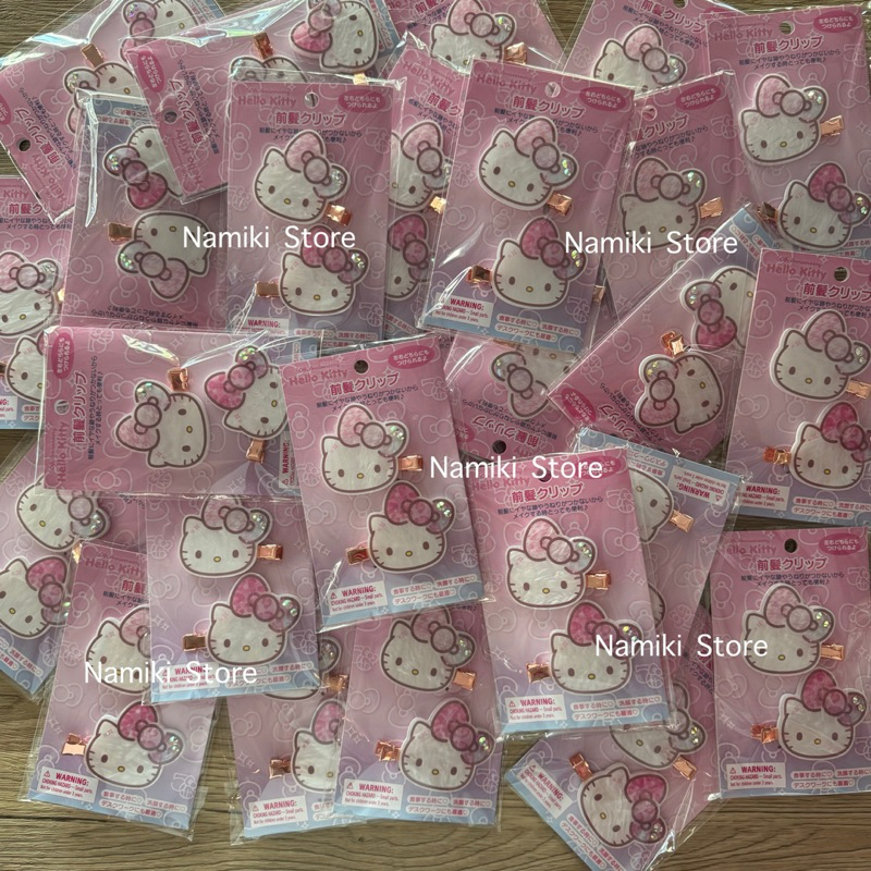 [ของแท้จากญี่ปุ่น ] กิ๊บติดผม Sanrio Hello Kitty 50th The Fashionable Ribbons Birthday Series
