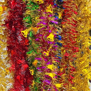 ใหม่2024สายรุ้งตกเเต่ง รุ่นกระดิ่งยาว3M*กว้าง9CM จัดงานคริสม…