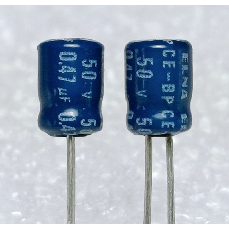 Elna CE-BP 0.47uf 50v capacitor bipolar ตัวเก็บประจุ คาปาซิเตอร์ bp ไบโพลาร์ ไบโพล่า ไม่มีขั้ว