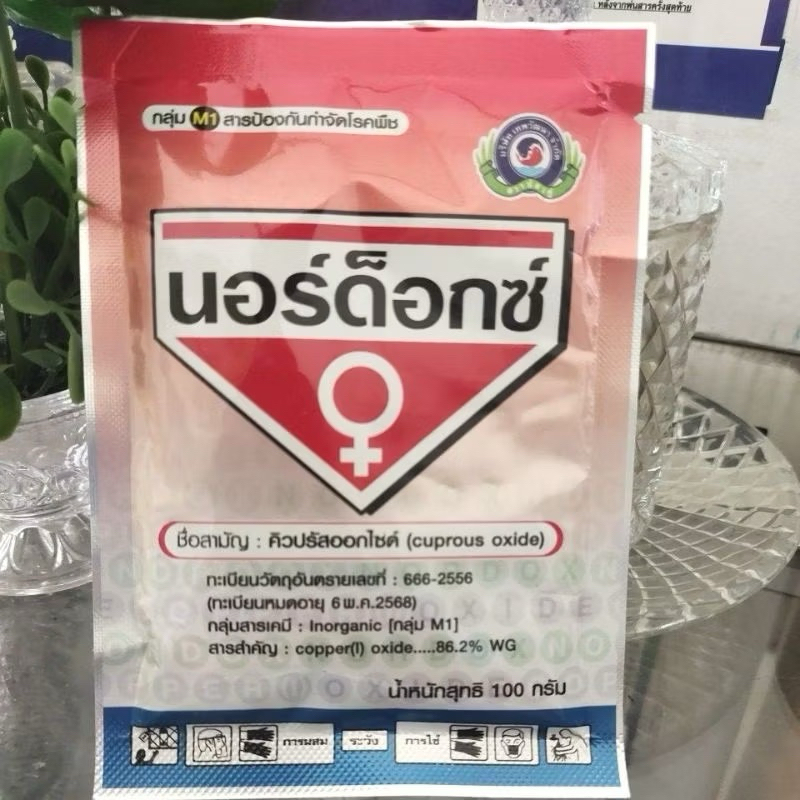 นอร์ด็อก 100 กรัม ยาแดงทาแผลทุเรียน คอปเปอร์แดง สู้แดดดี ป้องกันกำจัดโรคจากเชื้อราและแบคทีเรีย รักษาไฟท้อปทอร่า