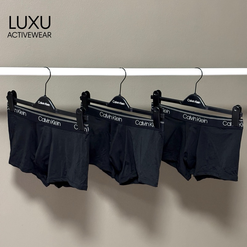 (พร้อมส่ง){มีแบ่งขาย 1 ตัว} CALVIN KLEIN กางเกงในชาย Micro Stretch 3-Pack Low Rise Trunk ของแท้ 100%