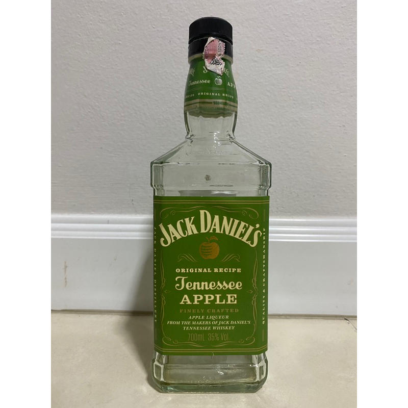 **2 แถม 1**ขวดเหล้า Jack Daniel's เปล่า 0.70L.  Apple สภาพดี ไม่มีกล่อง