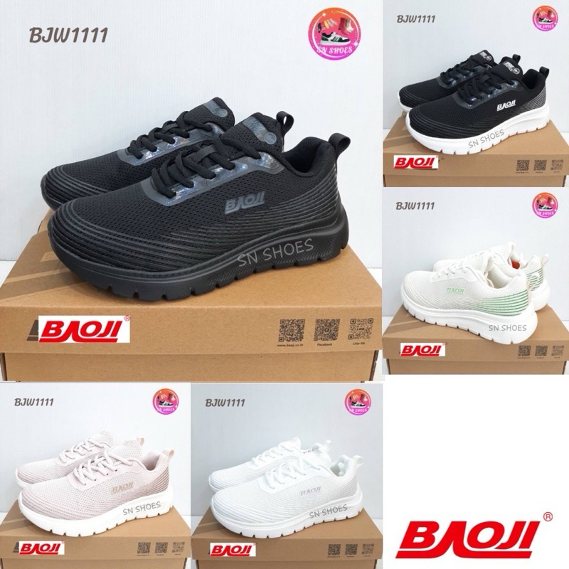 รองเท้าผ้าใบ BAOJI เเท้100% BJW 1111 รองเท้าผ้าใบผู้หญิง ไซร้ 37-41