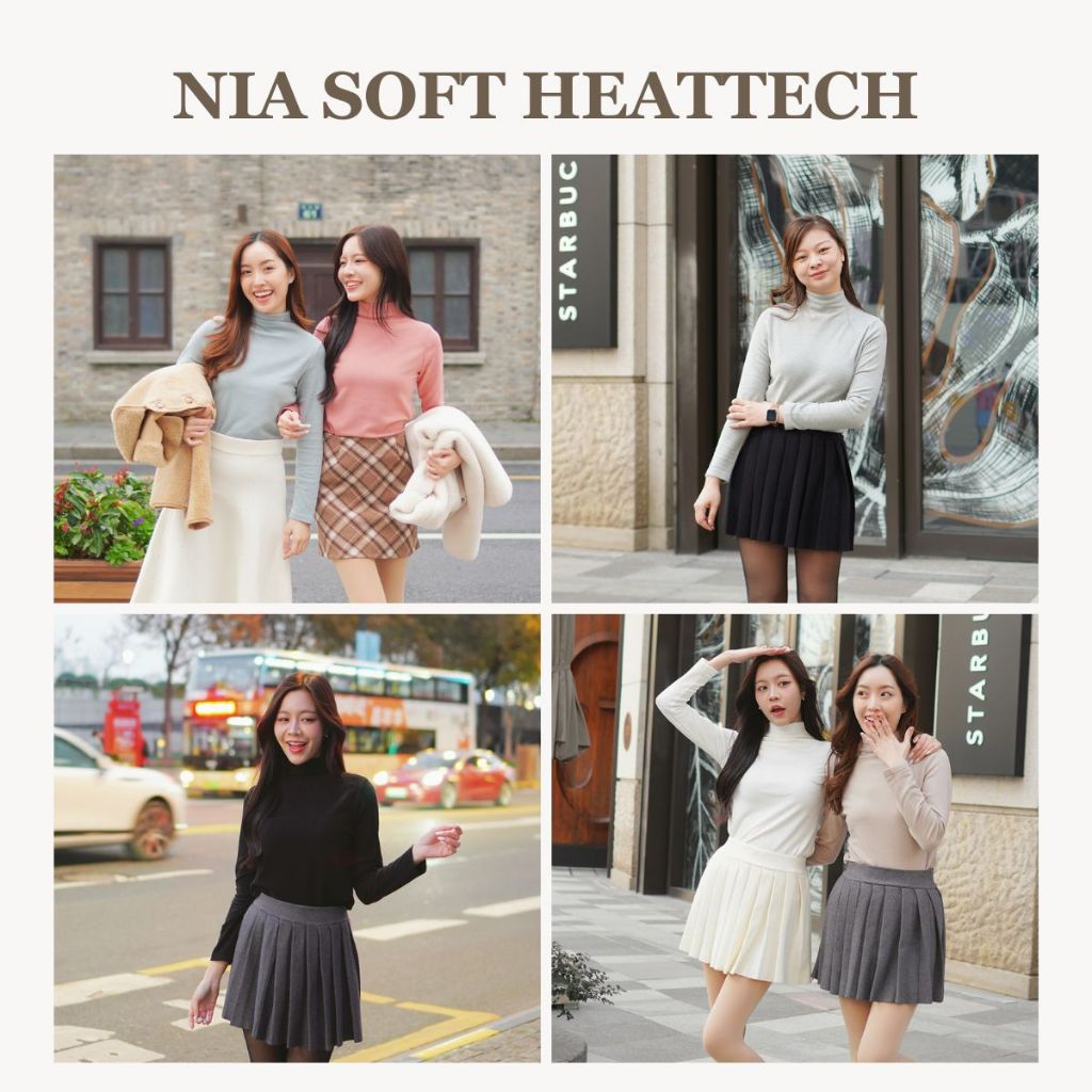 Coatmatter - Nia soft heattech เสื้อบุขนด้านใน ผ้าฟลีซ