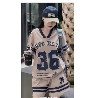 SET 2 ชิ้น สไตล์เกาหลี สำหรับวันรุ่นy2k ไซส์ S-5XL