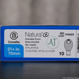 ถุงอุจจาระ Convatec Natura+ ขุ่น มีตัวกรองกลิ่น ระบายแก๊ส (ราคาต่อ 1 ชิ้น)(Price per 1 piece)