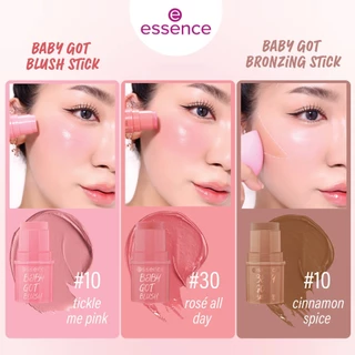 essence เอสเซนส์์ baby got blush and bronzing stick บลัชออนและบรอนเซอร์เนื้อครีม