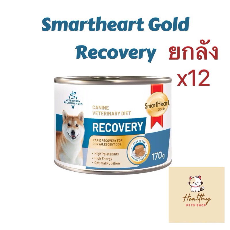 [x12 กป.] Smartheart Gold Recovery อาหารเปียกสำหรับสุนัขป่วย พักฟื้น หลังผ่าตัด