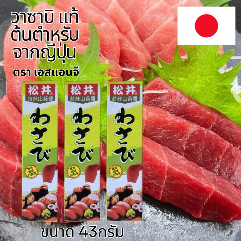 วาซาบิ บดต้นตำหรับจากญี่ปุ่น 45กรัม หมดอายุ 02/04/26