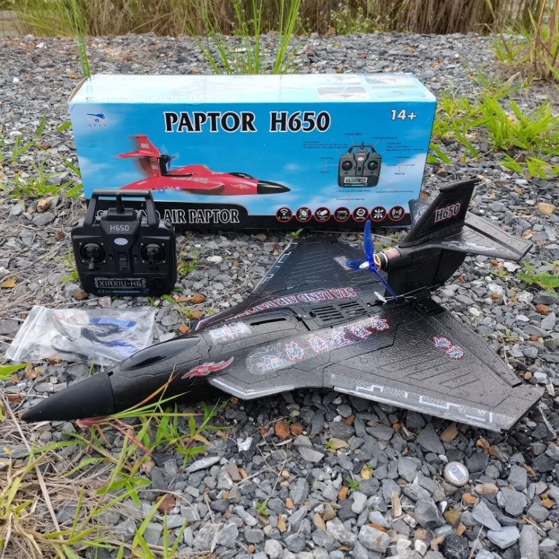 เครื่องบินบังคับวิทยุสะเทินน้ำ Paptor H650 2.4GHz 6CH RC 490มม. wingspan Smart BALANCE EPP  RTF  สิน