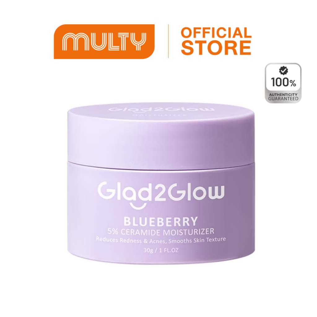 Glad2Glow Blueberry 5% Ceramide Moisturizer 30 g.