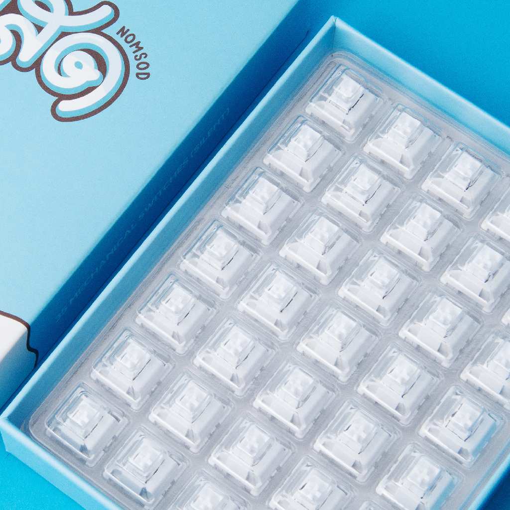 Loga Nomyen / Chathai / Nomsod 35 Mechanical Switches สวิตช์คีย์บอร์ด ชาไทย นมเย็น และนมสด