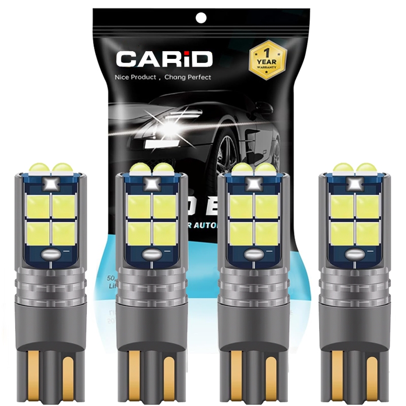 หลอดไฟ T10 LED มีประโยชน์ สําหรับป้ายทะเบียนรถยนต์ หลอดไฟหรี่ ขั้ว T10 W5W LED 10 ชิพ เหมาะสำหรับรถมอเตอร์ไซค์