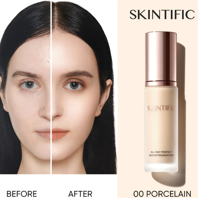 (สั่งจากVDOส่วนลดสุดปัง!!) Beauty-Siam แบ่งขาย10สีรองพื้นสกินแคร์ Skintific All Day Perfect Serum Foundation