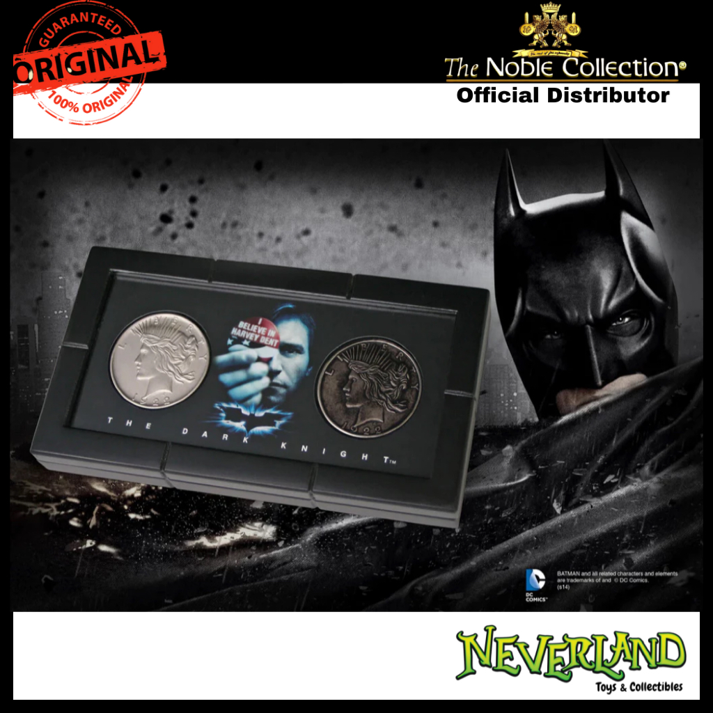 Batman Harvey Dent & Two-Face Coins Set by Noble Collection
