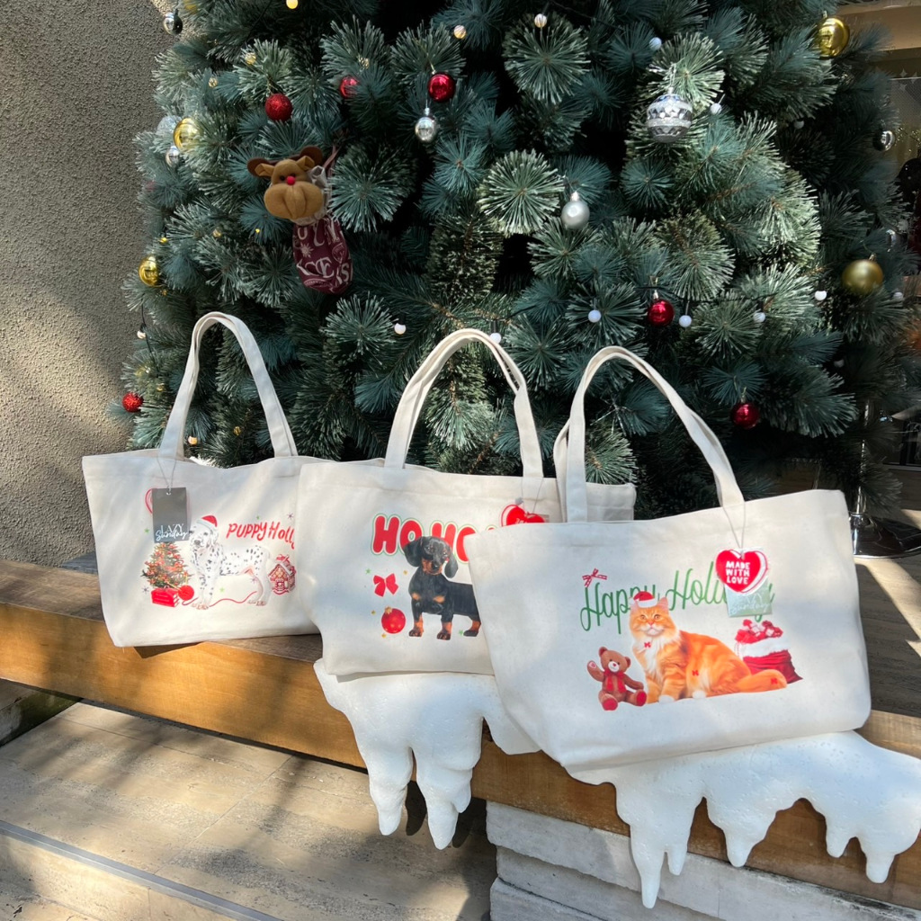 Lazy - cc - LAZYSUNDAY - TOTE BAG CRITSMAS Collection #พร้อมส่ง