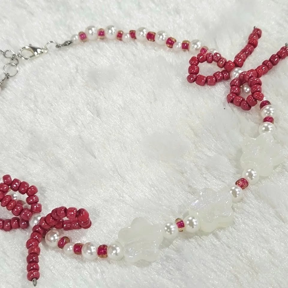 สร้อยคอ (🔴 Red Ribbon ⚪)