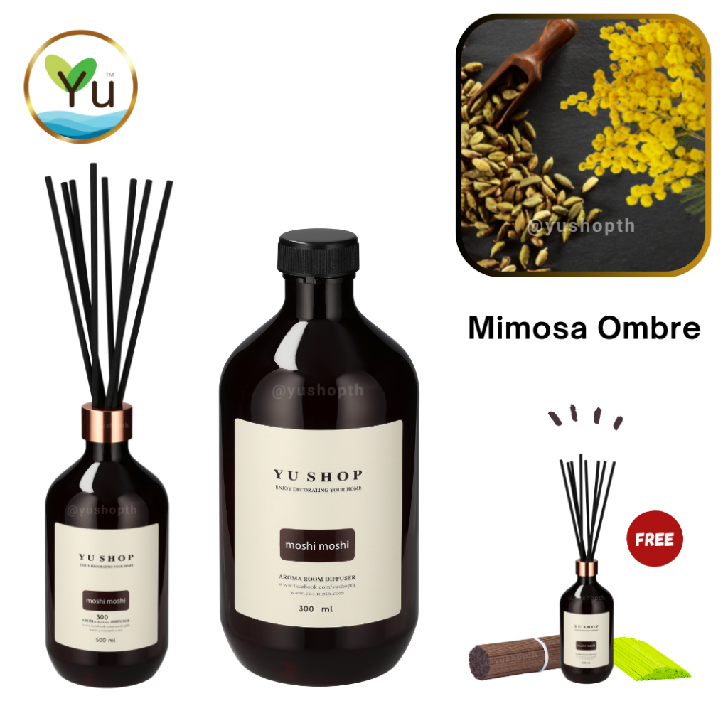 🌟 New Refill  🌟กลิ่น Mimosa Ombre (มิโมซ่า ออมเบร) : กลิ่นคล้าย J Malonee Mimosa & Cardamom  Room Di