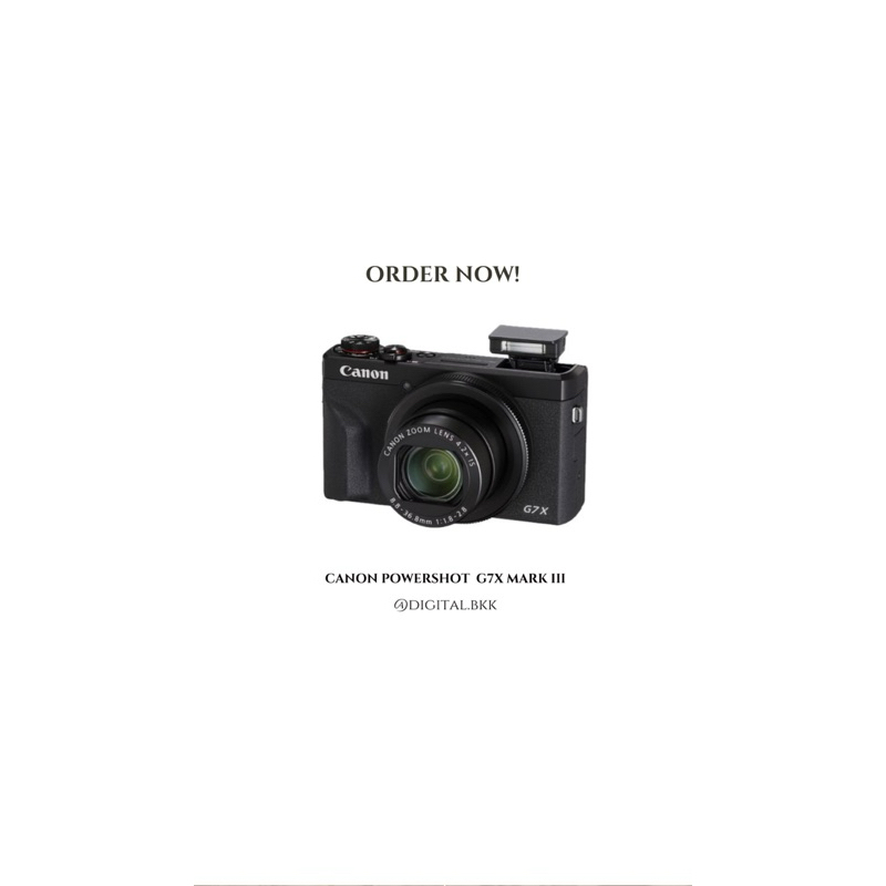 Canon powershot G7X mark iii (Pre-oder) 90-120 วัน