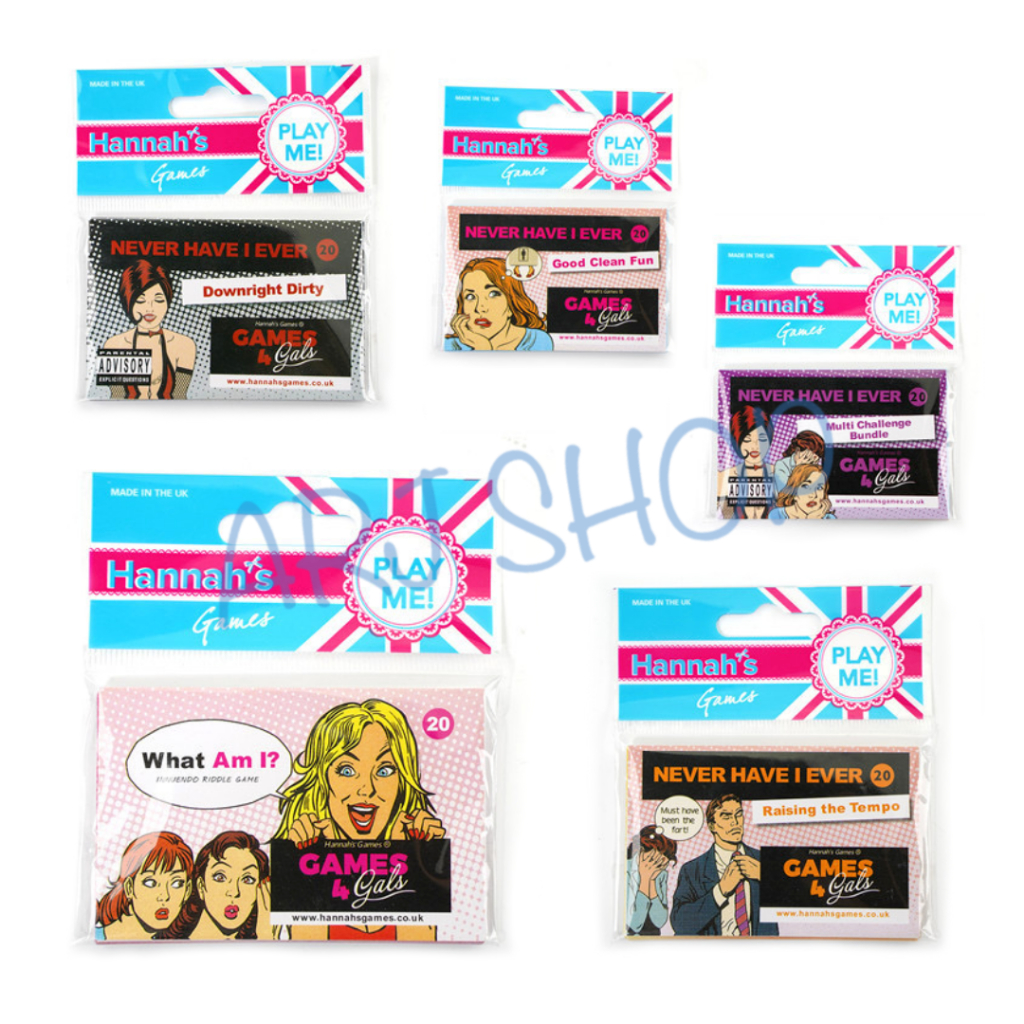 Hannah's Board game Card : Never Have I Ever 20 - What am I ? Party บอร์ดเกม เกมปาร์ตี้ งานสังสรรค์ 