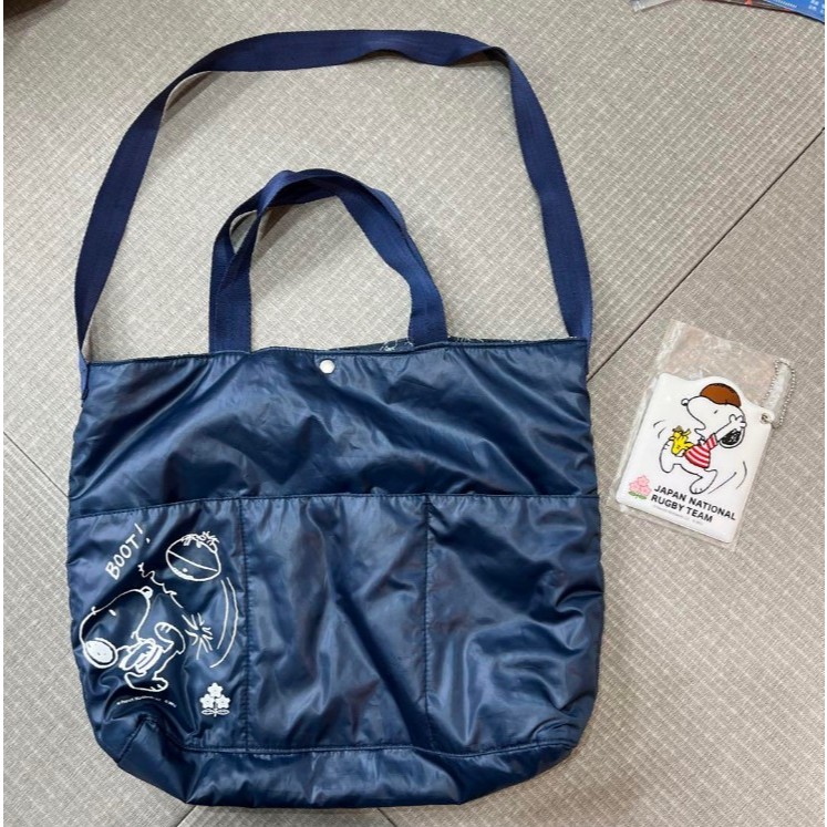 Snoopy 2way & Pass Case กระเป๋าสะพายเนื้อนิ่ม สุดน่ารัก (**ไม่มีการ์ด)