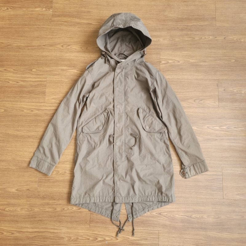 Beams Boy Parkaผ้าไม่หนามาก