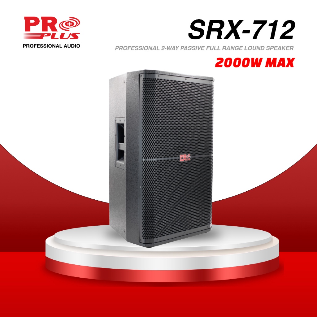 ตู้ลำโพงไม้ 12 นิ้ว PRO PLUS รุ่น SRX-712 (1ตัว)