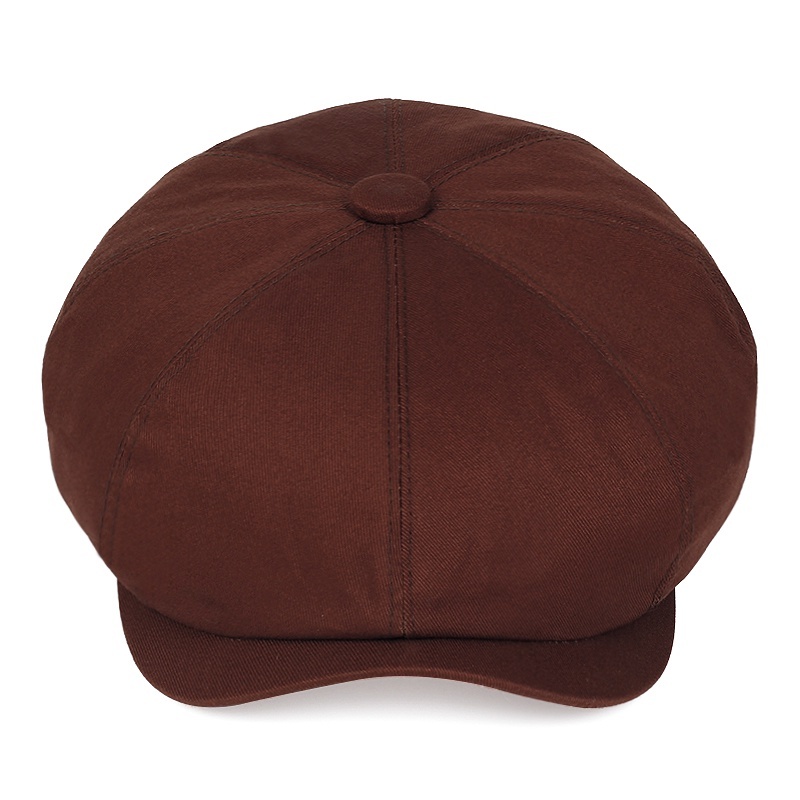 Unisex Beret แปดเหลี่ยม Newsboy หมวกกลางแจ้ง Casual อเนกประสงค์ Beret หมวก Peaked หมวกคลาสสิก Beret - รูปที่ 7